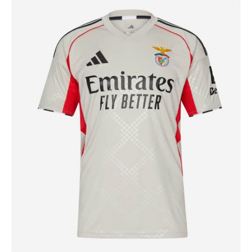 Stroje piłkarskie Benfica Koszulka Wyjazdowej 2025-26 Krótki Rękaw